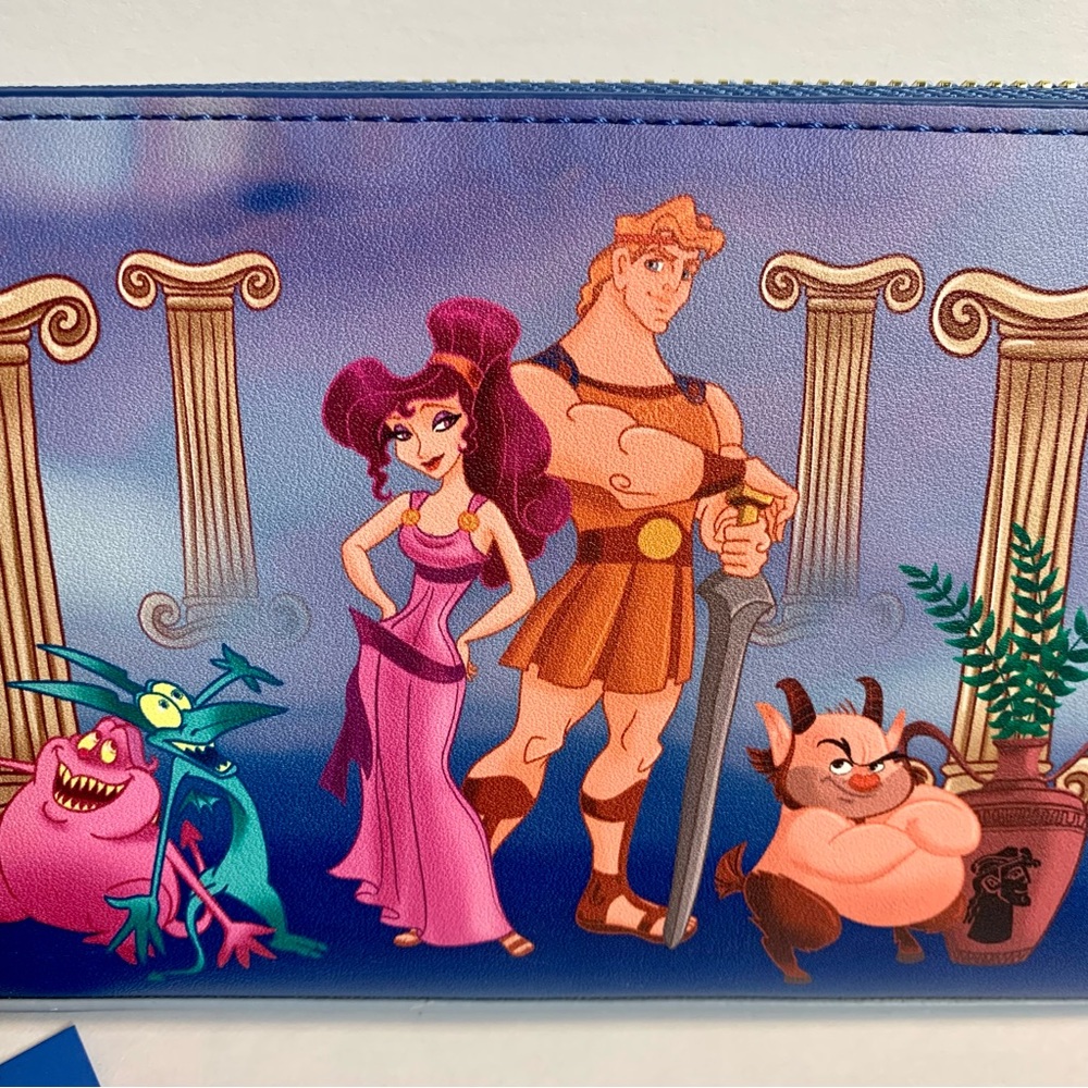 NWT. Disney Hercules Wallet. Danielle Nicole Zip  Wallet, Meg, Pegasus - Picture 3 of 14